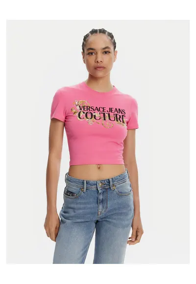 Tricou dama culoarea roz - bumbac