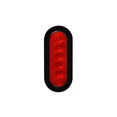 Lumini de marcaj roșii P.TIP53ROSU-OFF ROAD: 6"/ 12V-24V/ IP 67 Rezistent la apa