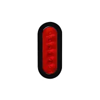 Lumini de marcaj roșii P.TIP53ROSU-OFF ROAD: 6"/ 12V-24V/ IP 67 Rezistent la apa