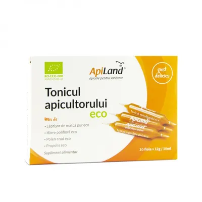 Tonicul apicultorului bio, 10 fiole x 12g - Apiland