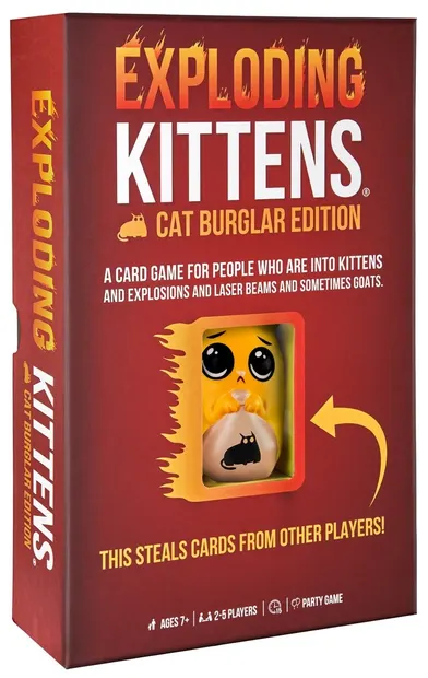 Joc de societate Exploding Kittens: Cat Burglar Edition - Petrecere