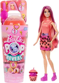 Set de joacă Barbie Pop Reveal - Bubble tea, Mango Mochi, cu 8 surprize