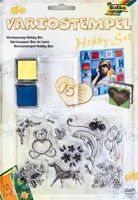 Set stampile design din silicon Folia - 15 piese