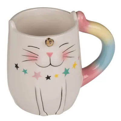 Ceașcă Out of the Blue – Pisică-unicorn, 380 ml
