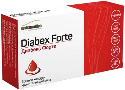 Diabex Forte, 30 capsule vege, Herbamedica