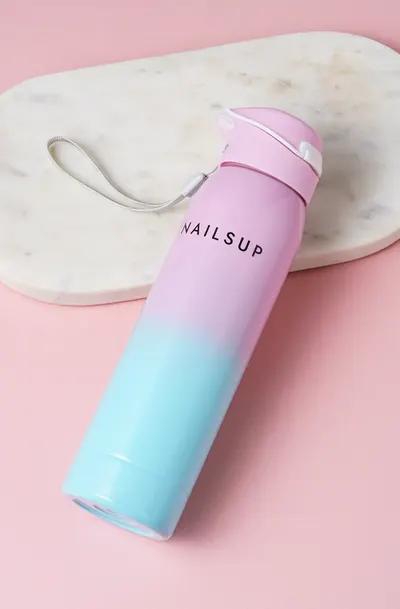 Termos Nailsup Roz/Turcoaz 500 ml cu pai