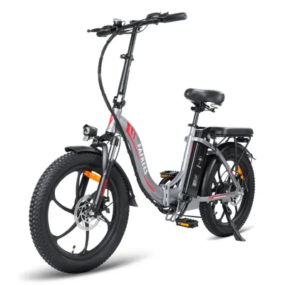 Bicicletă electrică pliabilă FAFREES F20, motor de 250W, baterie de 36V 18AH