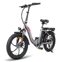 Bicicletă electrică pliabilă FAFREES F20, motor de 250W, baterie de 36V 18AH