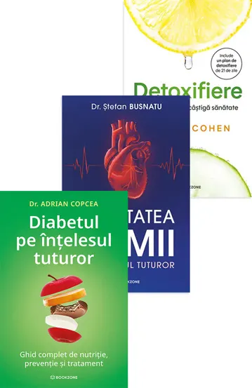 Pachet Trilogia echilibrului interior – metabolism inimă detoxifiere
