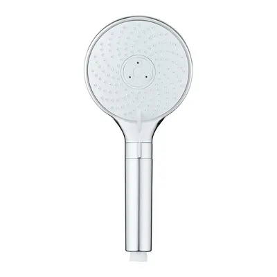 Cap de duș argintiu lucios din plastic ø 12 cm Water Saving – Wenko