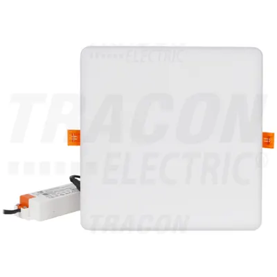 Corp de iluminat cu LED,incorporabil, protejat, patrat LED-DLNIP-20NW 230 VAC, 20 W, 4000 K, 1645 lm, IP66, EEI=A