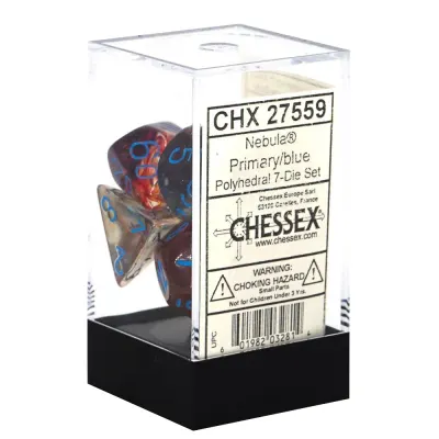 Set 7 Zaruri Chessex - Nebula Luminary - Primary/Albastru