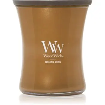 Woodwick Precious Metals Volkanic Orris lumânare parfumată