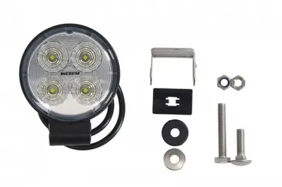 Lumina lucru (LED, 12 24V, 2000lm, numar elemente LED: 4, diametru: 87mm, lungime cablu: 0,5m)