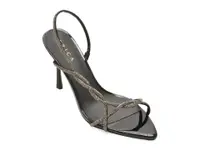 Sandale elegante EPICA negre, 9183, din material textil