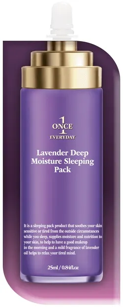 Chamos Once Everyday Mască de noapte hidratantă și liniștitoare, 25 ml