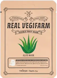 Fortheskin Real Vegifarm Mască facială cu aloe, 23 ml