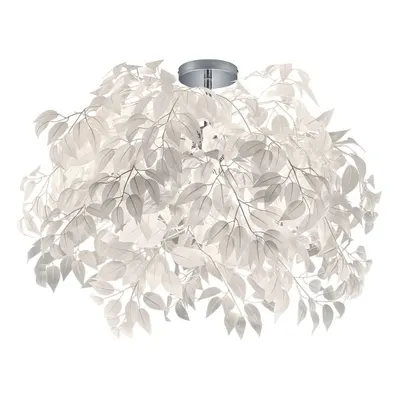 Lustră Reality Pendant Leavy, înălțime 73 cm, alb