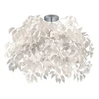 Lustră Reality Pendant Leavy, înălțime 73 cm, alb
