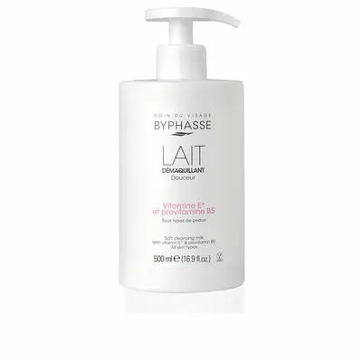 Cremă Demachiantă Față, Byphasse, Vitamină E, 500 ml