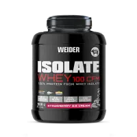 Pudră proteică Weider Isolate Whey 100 CFM, căpșuni, 908 g