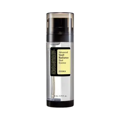 Esenta duala pentru stralucire cu secretie de melc si niacinamide Advanced Snail, 80ml, Cosrx