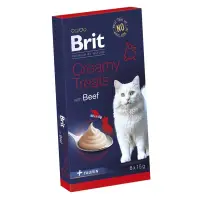 Brit Cat Creamy Treat, 6x15 grame