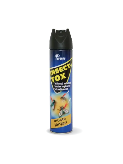 Insect-tox Muște și Țnțari - Insecticid De Uz Casnic Cu Efect Instant și De Lungă Durată