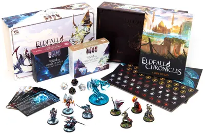 Joc de societate pentru doi Eldfall Chronicles: Two-Player Starter Set Empire of Soga vs. Helian League - Strategic