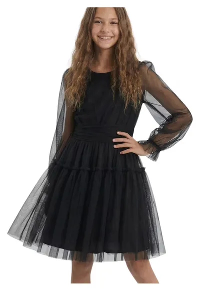 Rochie fete - ZOYA Fashion - Holly - Poliester - Elegant - Lunga - Negru - Negru