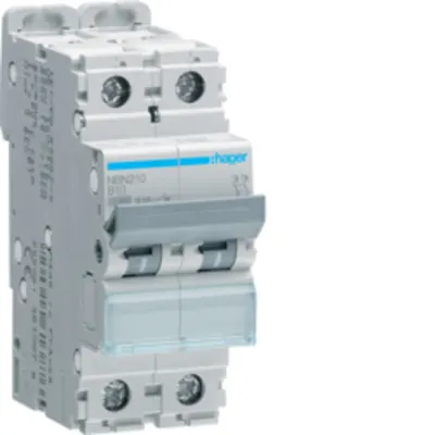 Disjunctor 2P, 10A, 10kA, B, 2M