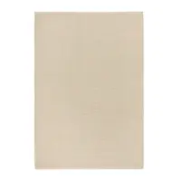 Covor bej țesut manual din lână 140x200 cm Talo – noo.ma