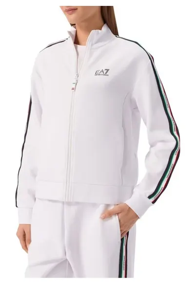 Trening dama TRAIN ITALIAN SPIRIT W TRACKSUIT FZ CH - Bumbac - Alb - Alb