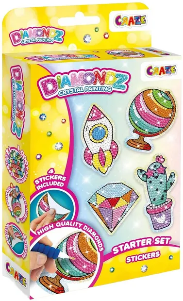 Kit creativ Craze Diamondz - Autocolante