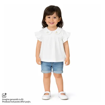 Tricou copii Chicco, Alb, 02065-70MFCO