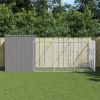 Gossi cusca de caine & tarc gri deschis 214x457x181cm otel galvanizat