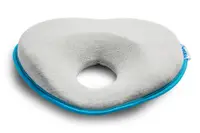 Pernuta ergonomica pentru nou nascuti Sensillo Turcoaz 22x22 cm ajuta formarea capului,material placut la atingere,potrivita pentru caruciorpatut