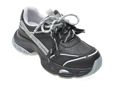 Pantofi sport GRYXX negri, 21262, din piele naturala