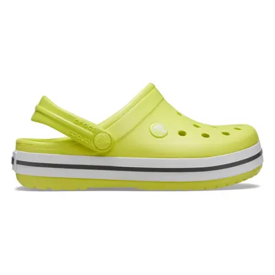 Saboți Crocs Crocband Kid's New Clog Galben - Citrus/Grey