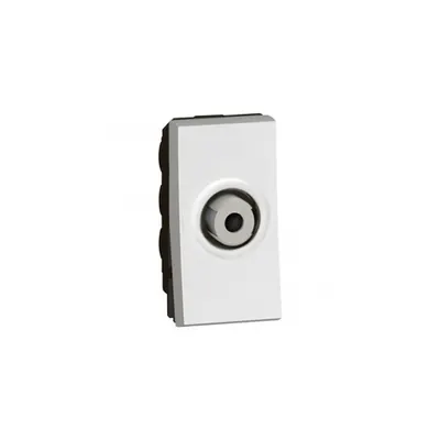 TV priza Arteor - TV single shielded F type - 1 module - alb