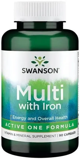 Multi with Iron, 90 capsule, Swanson