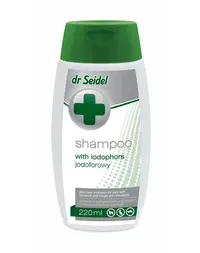DR SEIDEL șampon iodofor câini infecții bacteriene și fungice 220 ml
