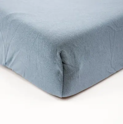 Cearșaf cu elastic Little band – 60x120 cm, Albastru