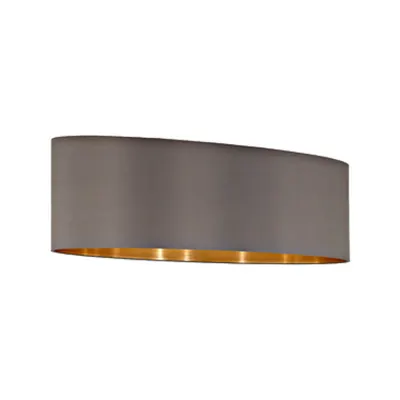 Shade f.Pendant luminaire Pasteri Pro 2x60W cappuccino/gold