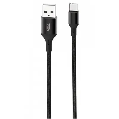 Cablu Date si Incarcare USB-A - USB-C XO Design NB143, 18W, 2m, Negru