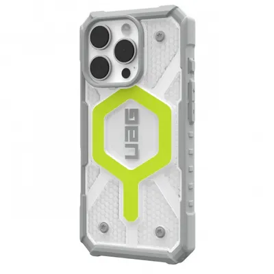 Husa MagSafe pentru Apple iPhone 16 Pro, Urban Armor Gear, Pathfinder Clear, Verde