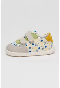 Pantofi sport cu velcro si imprimeu - Multicolor
