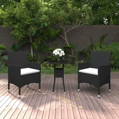 Gossi set mobilier de gradina, 3 piese, poliratan