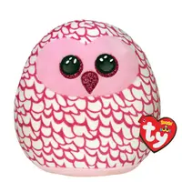 Jucarie de plus TY Squish Bufnita roz 30 cm