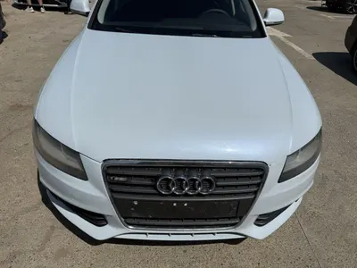 Capota motor culoare alba Audi A4 (2007-2011) [8K2, B8]
